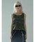 LAYERED-LIKE CAMOUFLAGE RIB TANKTOP