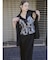 JACQUARD BUSTIRE SET DRESS