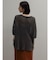 透かし編みメッシュニットプルオーバー