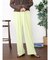 【定番アイテム/新カラー追加】ワッシャーワイドパンツ