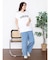【Tシャツ以上、ブラウス未満】上品パールロゴが目を惹く夏の主役カットソー