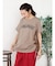 【Tシャツ以上、ブラウス未満】上品パールロゴが目を惹く夏の主役カットソー
