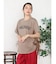 【Tシャツ以上、ブラウス未満】上品パールロゴが目を惹く夏の主役カットソー