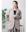 ラウンドヘムダブルジャケット