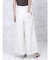 リネンライクワイドリブリラクシーパンツ（off white,beige）
