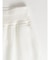 リネンライクワイドリブリラクシーパンツ（off white,beige）