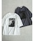 フォトプリントシアーTシャツ