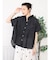 バックシャンシアーワイドシャツ