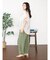 バックシャンシアーワイドシャツ