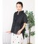 バックシャンシアーワイドシャツ