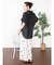 バックシャンシアーワイドシャツ