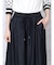 シャンブレーデニムドレープワイドパンツ