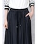 シャンブレーデニムドレープワイドパンツ
