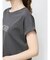 箔プリントロールアップTシャツ