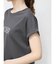 箔プリントロールアップTシャツ