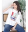 アートプリントタックデザインTシャツ