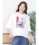 アートプリントタックデザインTシャツ