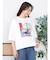 アートプリントタックデザインTシャツ
