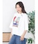 アートプリントタックデザインTシャツ