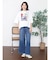 アートプリントタックデザインTシャツ