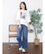 アートプリントタックデザインTシャツ