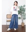 アートプリントタックデザインTシャツ