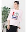 アートプリントタックデザインTシャツ