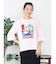 アートプリントタックデザインTシャツ