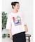 アートプリントタックデザインTシャツ