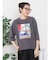 アートプリントタックデザインTシャツ