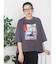 アートプリントタックデザインTシャツ