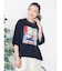 アートプリントタックデザインTシャツ