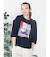 アートプリントタックデザインTシャツ
