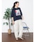 アートプリントタックデザインTシャツ
