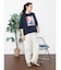 アートプリントタックデザインTシャツ
