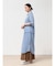 コットンデニムシャツワンピース
