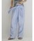 2WAY WAIST-WRAP STRIPE PANTS