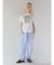 2WAY WAIST-WRAP STRIPE PANTS
