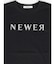 レースアシメヘム箔ロゴTシャツ