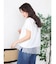 アシメレースヘムロゴTシャツ