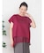 アシメレースヘムロゴTシャツ