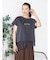 アシメレースヘムロゴTシャツ
