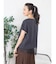 アシメレースヘムロゴTシャツ