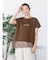 アシメレースヘムロゴTシャツ