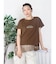 アシメレースヘムロゴTシャツ