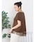 アシメレースヘムロゴTシャツ
