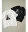 チュールドッキンググラフィックプリントTシャツ