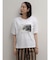 ボタニカルフォトプリントTシャツ