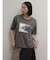 ボタニカルフォトプリントTシャツ