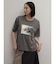ボタニカルフォトプリントTシャツ